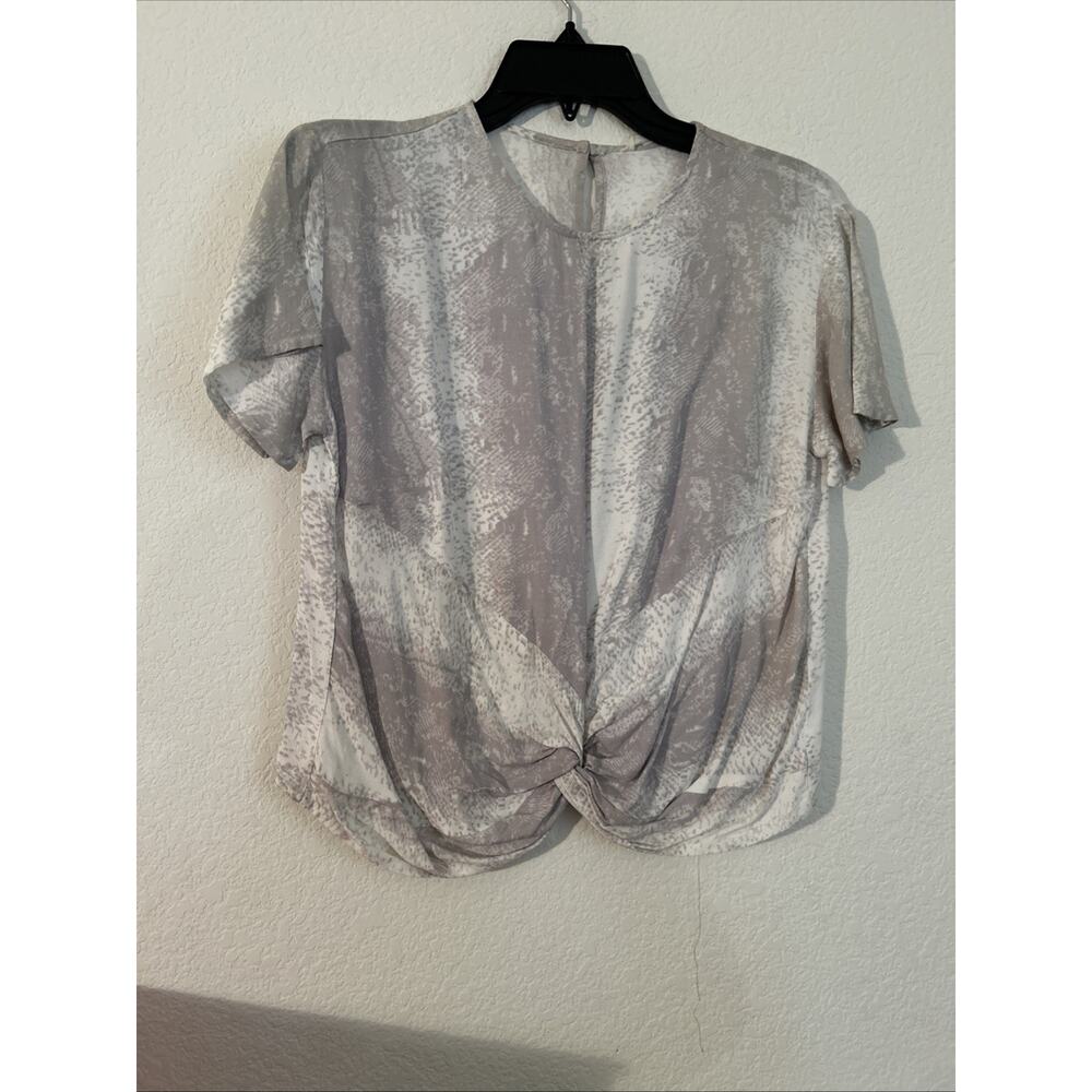 Women’s Gray Top Sim & Sam Nwot Large